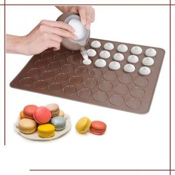 Tapis Macaron Silicone - Plaque 30/48 empreintes